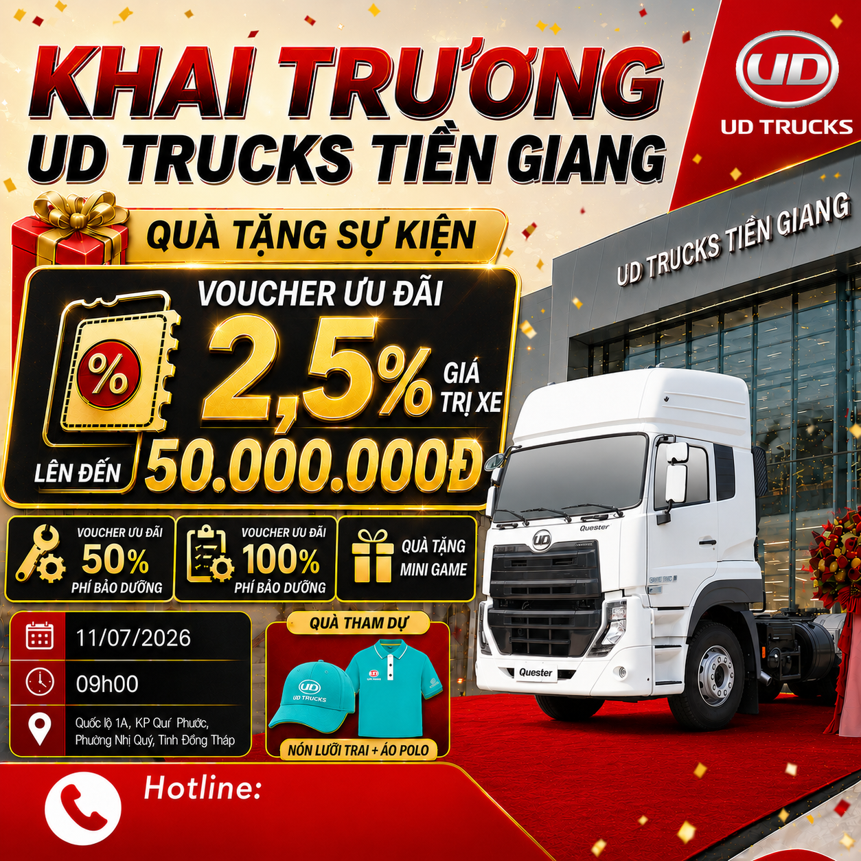 Sự kiện Khai Trương Tiền Giang